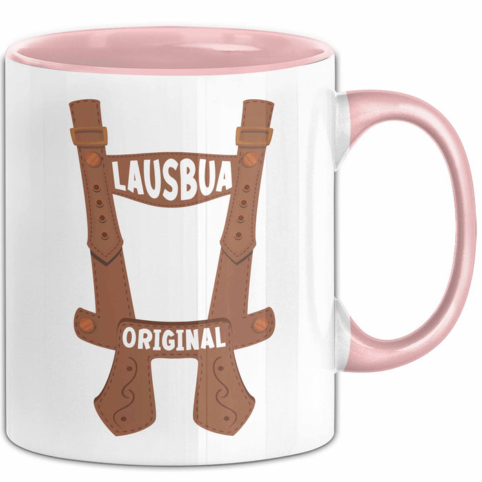 Lausbua Tasse Geschenk Oktober München Geschenkidee Original Becher Rosa Trendation