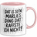 Marlies Tasse Geschenk Dat Is So'n Marlies Ding Dat Raffste Eh Nicht Geschenkidee Becher mit Name Rosa Trendation