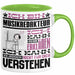 Musikredakteur Geschenk Tasse Lustige Geschenkdiee für einen Musikredakteur Geburtstag Ich Bin Musikredakteur Ich Kann Es Dir Erklären Aber Nicht Für Dich Verstehen Grün Trendation