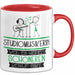 Studiomusikerin Weil Es Keinen Schöneren Beruf Gibt Tasse Geschenk für Eine Studiomusikerin Lustig Rot Trendation