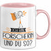 Forscherin Tasse Geschenk Ich Bin Forscherin Und Du So Geschenkidee Lustiger Spruch Becher Rosa Trendation