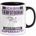 Tierfotograf Tasse Geschenk für Tierfotograf Geburtstag Lustiger Spruch Kaffee-Becher Was Ist Deine Superkraft Schwarz Trendation