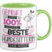 Hundesitterin Geschenk Becher Tasse Gott Schuf Alle Menschen Gleich Nur Die Besten Durfeten Hundesitterin Werden Geschenkidee Lustig Grün Trendation