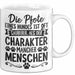 Hundebesitzer Tasse Geschenk Hunde Tasse Mit Spruch Pfote Eines Hundes Ist Oft Sauberer Als Der Charakter Mancher Menschen Weiß Trendation