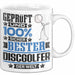 Discgolfer Geschenk Lustiger Spruch für Discgolfer Geschenkidee Bester Discgolfer Der Welt Weiß Trendation