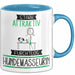 Hundemasseurin Tasse Geschenk Becher Stark Attraktiv Furchtlos Hundemasseurin Lustige Geschenkidee Blau Trendation