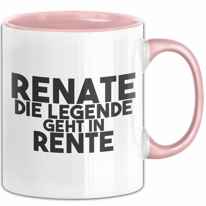 Renate Tasse Renate – Die Legende Geht In Rente Geschenk