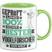 Vogelforscher Geschenk Lustiger Spruch für Vogelforscher Geschenkidee Bester Vogelforscher Der Welt Grün Trendation