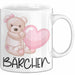 Tasse Teddybär mit Herz lustiges Geschenk für Kinder oder Valentinstag Weiß Trendation