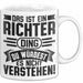 Richter Tasse Geschenk Das Ist Ein Richter Ding Du Würdest Es Nicht Verstehen Becher Jura Weiß Trendation