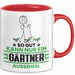 Gärtner Geschenk Tasse So Gut Kann Nur Ein Gärtner Aussehen Geschenkidee Kaffee-Becher Rot Trendation