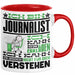 Journalist Geschenk Tasse Geschenkidee für Journalist Geburtstag Lustiger Spruch Ich Bin Journalist Ich Kann Es Dir Erklären Aber Nicht Für Dich Verstehen Funny Rot Trendation