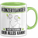 Konzertgänger Tasse Geschenk für Konzertgänger Der Mann Der Alles Kann Geschenkidee zum Geburtstag Grün Trendation