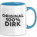 Dirk Tasse Original 100% Dirk Geschenk Blau Trendation
