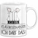 Geschenk für Klassikliebhaberin Tasse Lustige Geschenkidee Geburtstag Ich Bin Klassikliebhaberin Ich Darf Das Weiß Trendation