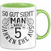Hölzerne Hochzeit Tasse Geschenk Ehemann Ehefrau Partner So Gut Sieht Man Nach 5 Jahren Ehe Aus Grün Trendation
