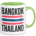 Bangkok Thailand Tasse Geschenk Lustige Geschenkidee Spruch Grün Trendation