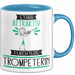 Trompeterin Tasse Geschenk Becher Stark Attraktiv Furchtlos Trompeterin Lustige Geschenkidee Blau Trendation