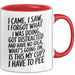 Vergesslich Tasse Geschenk I Came I Saw I Forgot Geschenkidee ADHS Rot Trendation