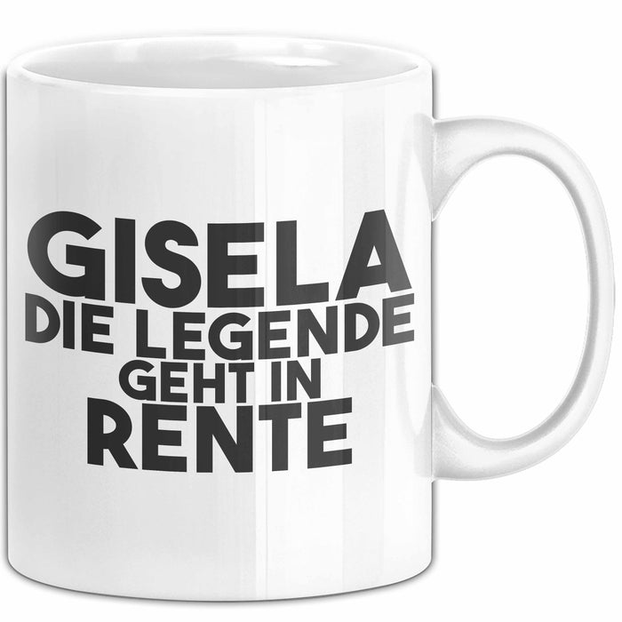 Gisela Tasse Gisela – Die Legende Geht In Rente Geschenk