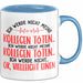 Bürokollege Tasse Geschenkidee Ich Töte Meine Kollegen Nicht Blau Trendation