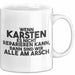 Karsten Tasse Wenn Karsten Nicht Repariert, Sind Wir Am Arsch Geschenk Weiß Trendation