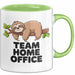 Bürokollege Faultier Tasse Geschenk Lustige Geschenkidee Team Home Office Grün Trendation