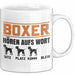 Boxer Hören Aufs Wort Tasse Geschenk Boxer Besitzer Mama Becher Weiß Trendation