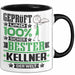 Kellner Geschenk Lustiger Spruch für Kellner Geschenkidee Bester Kellner Der Welt Schwarz Trendation