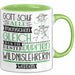 Wildnislehrerin Geschenk Becher Tasse Gott Schuf Alle Menschen Gleich Nur Die Besten Durfeten Wildnislehrerin Werden Geschenkidee Lustig Grün Trendation
