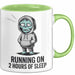 Minimal Schläfer Tasse Geschenk Lustige Geschenkidee Spruch Für Müde Menschen Grün Trendation