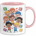 Kindergarten Lehrer Tasse Geschenk Lustige Geschenkidee Spruch Für Kleine Lernende Rosa Trendation