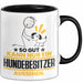 Hundebesitzer Geschenk Tasse So Gut Kann Nur Ein Hundebesitzer Aussehen Geschenkidee Kaffee-Becher Schwarz Trendation