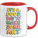 Kunstliebhaber Kunstlehrer Künstler Tasse Geschenk Lustige Geschenkidee Spruch Es Ist Ein Guter Tag Um Kunst Zu Machen Rot Trendation