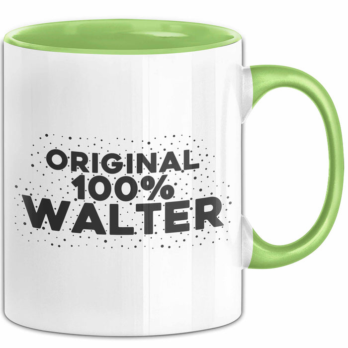 Walter Tasse Original 100% Walter Geschenk Grün Trendation