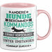 Hund Tasse Geschenk Lustiger Spruch Hunde Kommandos Humorvoll Rosa Trendation
