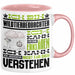 Wildtierbeobachter Geschenk Kaffee-Tasse Geschenkidee für Wildtierbeobachter Ich Bin Wildtierbeobachter Ich Kann Es Dir Erklären Jedoch Nicht Für Dich Verstehen Spruch Lustig Rosa Trendation