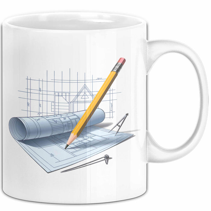 Architekt Tasse Geschenkidee Designprofi Lustiger Spruch Geschenkidee Lustig Weiß Trendation