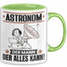 Astronom Tasse Geschenk für Astronom Der Mann Der Alles Kann Geschenkidee zum Geburtstag Grün Trendation