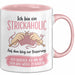 Stricken Tasse Geschenk Strickaholic Auf Dem Weg Zur Besserung Geschenkidee Hobby Rosa Trendation