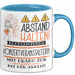 Konzertveranstalterin Tasse Geschenk Lustig Abstand Halten Hochleistungs-Konzertveranstalterin Mit Drang Zur Perfektion Bei Der Arbeit Blau Trendation