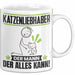 Katzenliebhaber Tasse Geschenk für Katzenliebhaber Der Mann Der Alles Kann Geschenkidee zum Geburtstag Weiß Trendation