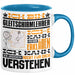 Gleitschirmlehrer Geschenk Kaffee-Tasse Geschenkidee für Gleitschirmlehrer Ich Bin Gleitschirmlehrer Ich Kann Es Dir Erklären Jedoch Nicht Für Dich Verstehen Spruch Lustig Blau Trendation