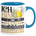 Brauerin und Mälzerin Ausbildung Start Geschenk Tasse Ich Bin Brauerin und Mälzerin In Der Ausbildung Ich Darf Das Kaffee-Becher Geschenkidee Blau Trendation