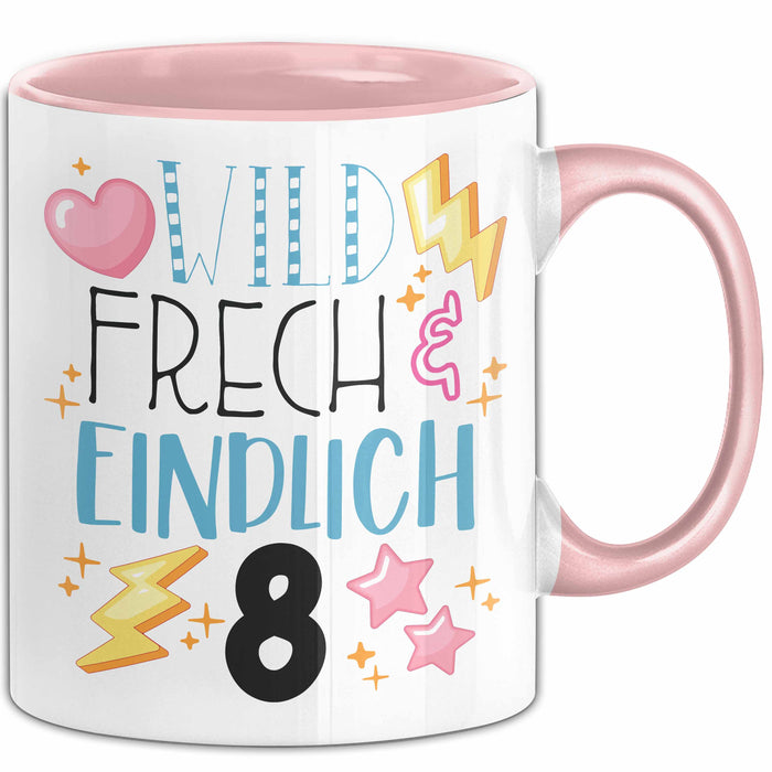 Witzige Tasse Geschenk Wild Frech Und Einfühlsam Süßes Design Rosa Trendation