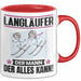 Langläufer Tasse Geschenk für Langläufer Der Mann Der Alles Kann Geschenkidee zum Geburtstag Rot Trendation