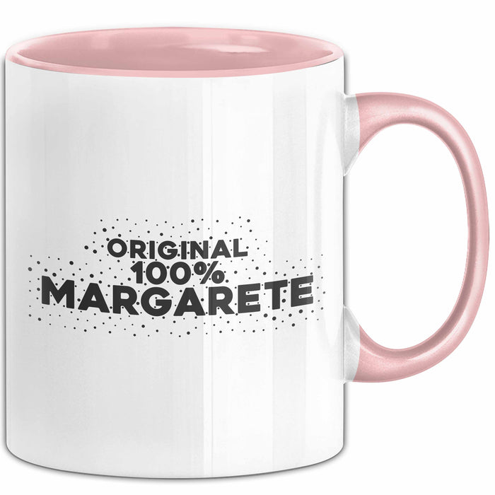 Margarete Tasse Original 100% Margarete Geschenk Rosa Trendation