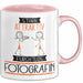 Fotografin Tasse Geschenk Becher Stark Attraktiv Furchtlos Fotografin Lustige Geschenkidee Rosa Trendation