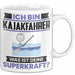 Kajakfahrer Tasse Geschenk für Kajakfahrer Geburtstag Lustiger Spruch Kaffee-Becher Was Ist Deine Superkraft Weiß Trendation