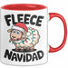 Schaf Tier Bauer Tasse Becher Geschenk Lustige Geschenkidee Spruch Fleece Navidad Rot Trendation